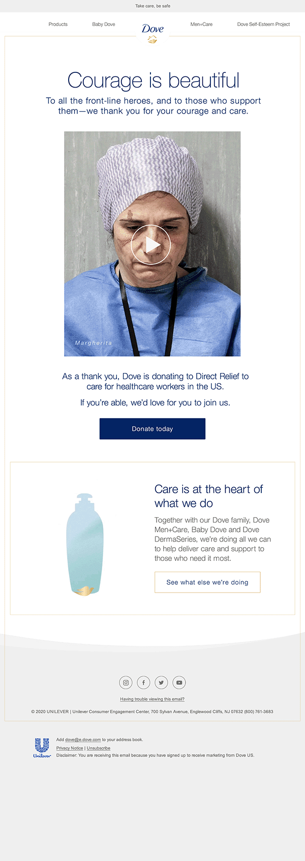 Dove & Pernod Ricard – Email